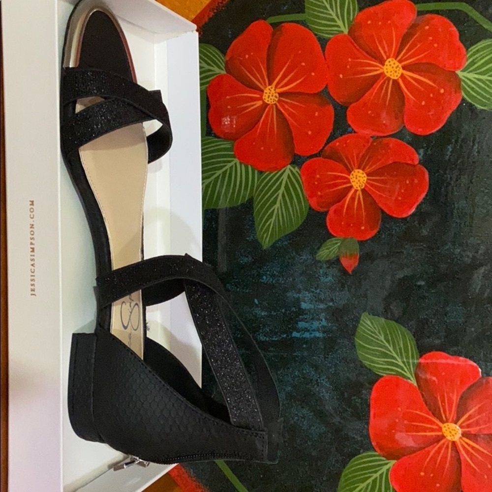 Jessica Simpson Black Aimlee Sandal